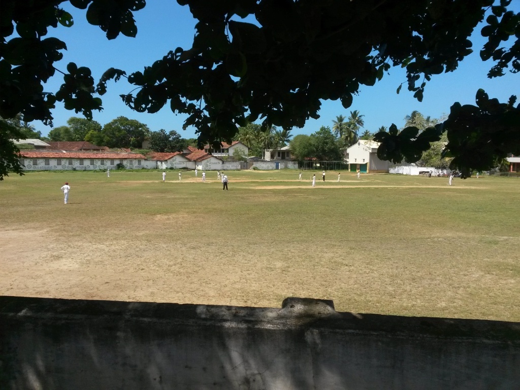 On one occasion we saw some school boys playing cricket