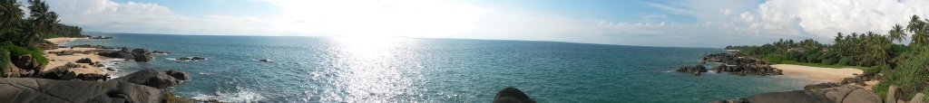 Balapitiya beach panorama